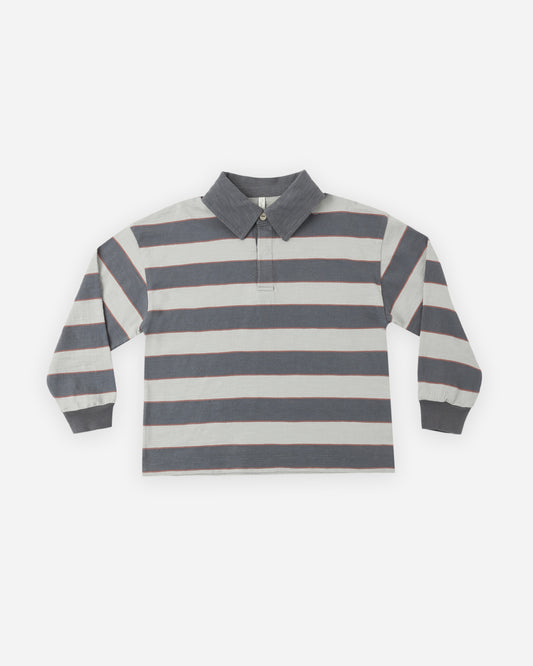 Rugby Polo Sage Stripe
