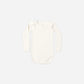 Shoulder Ruffle Bodysuit Natural