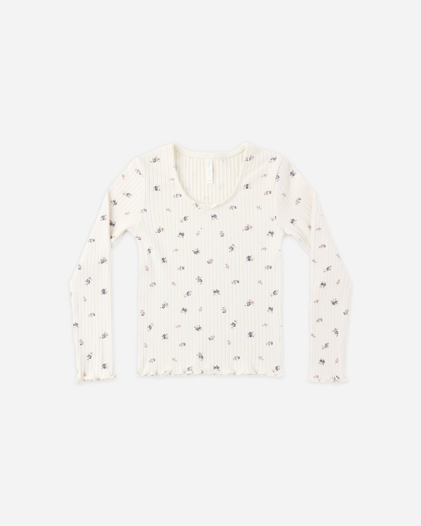 Ribbed Long Sleeve Natural Daisy