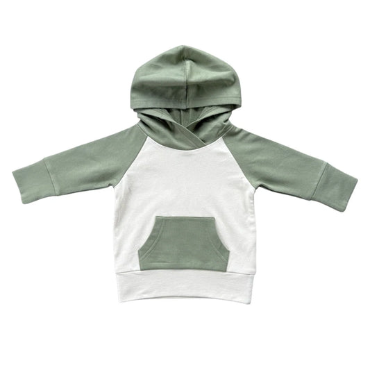 Raglan Hoodie Olive