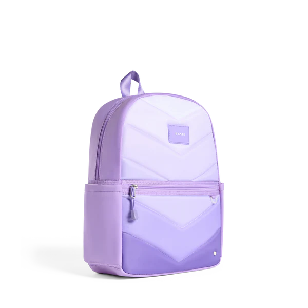 Kane Backpack - Lilac Chevron| Nylon Puffer - State Bags