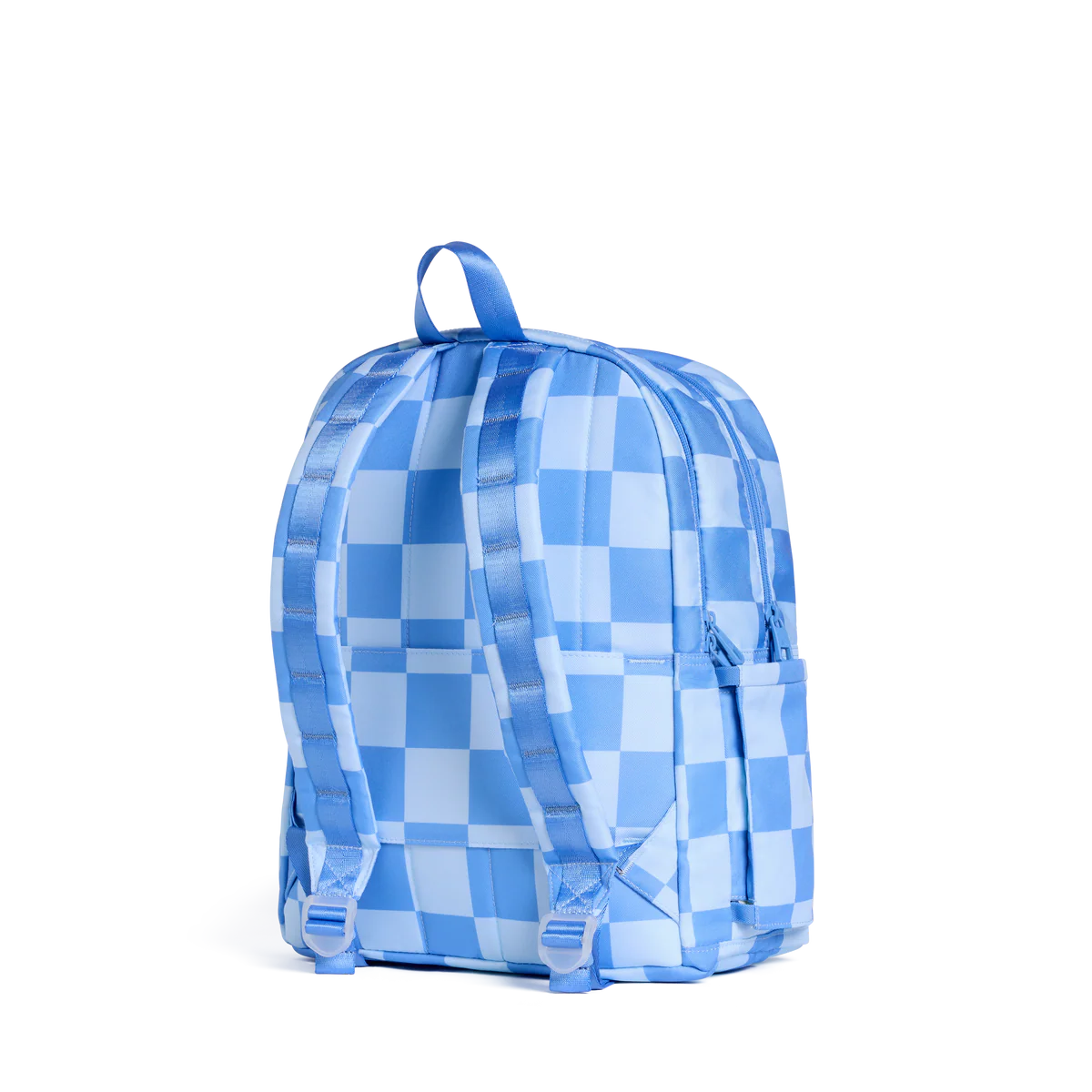 Kane Double Pocket Backpack -Charms Blue Checkerboard