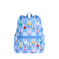 Kane Double Pocket Backpack -Charms Blue Checkerboard