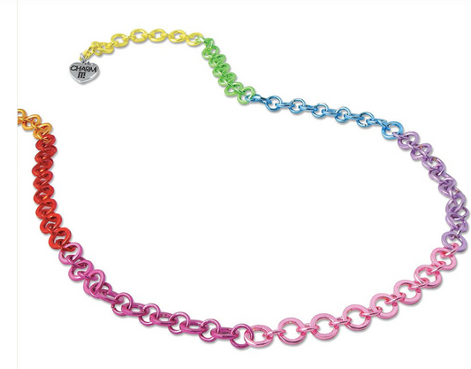 Rainbow Chain Necklace - Charm Its