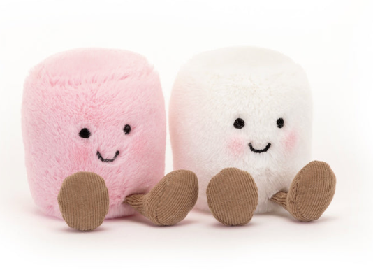 Amuseable Pink and White Marshmallows - JellyCat