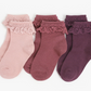 Sugar Plum Lace Midi Sock 3-Pack - Little Stocking Company