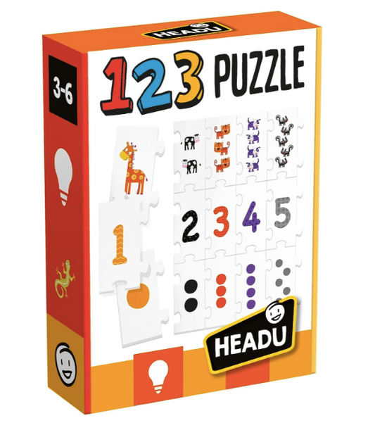 123 Puzzle Educational Game - HEADU