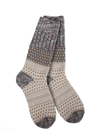 Weekend Gallery Textured Crew Sock - Worlds Softest