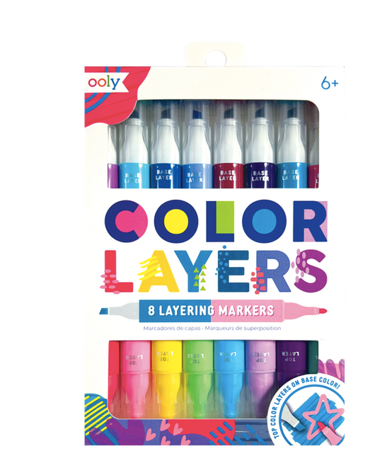 Color Layers Double Ended Layering Markers - Ooly