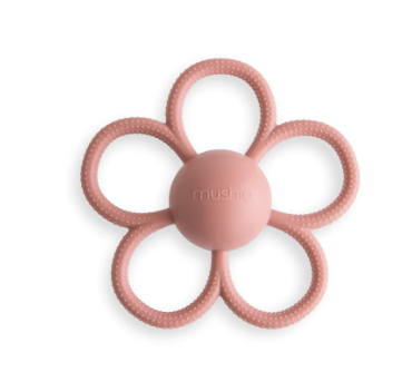 Daisy Rattle Teether - Mushie & Co