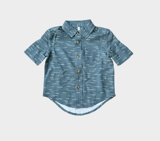 Wave's Button Up Shirt