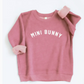 Mini Bunny Toddler Graphic Sweatshirt- Mauve