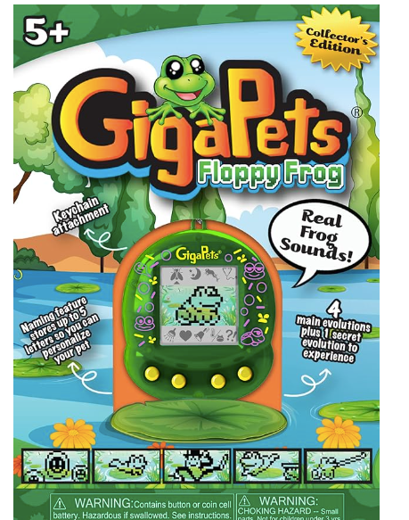 Giga Pets Floppy Frog Digital Pet Toy