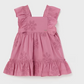 Baby embroidery ruffled dress
