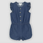 Chambray Romper - Baby Sweet Pea's Boutique