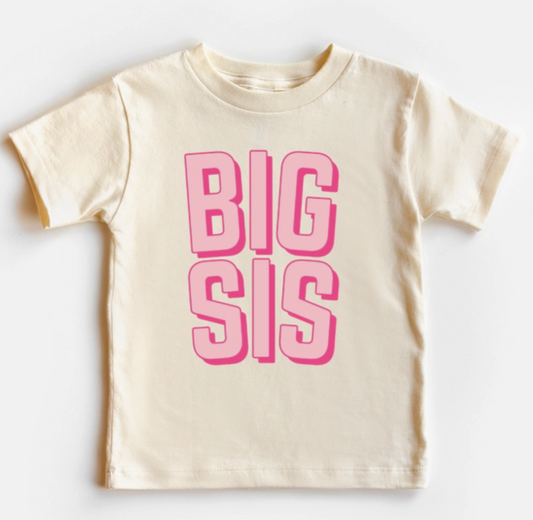 Big Sis T-Shirt - Baby Sweet Pea's Boutique