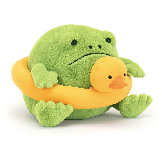Ricky Rain Frog In A Rubber Ring - JellyCat