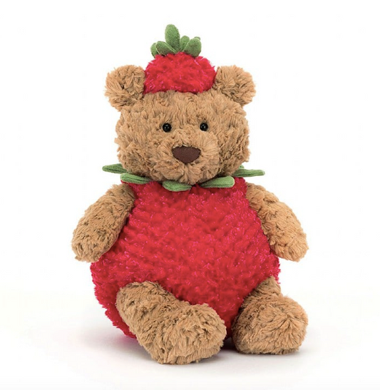 Strawberry Bartholomew Bear - JellyCat