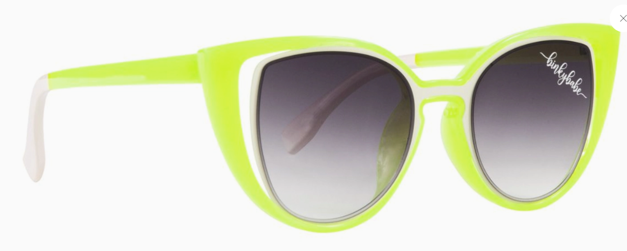 The Zoey Sunglasses- Yellow - Baby Sweet Pea's Boutique