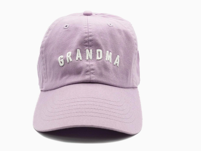 Lilac Grandma Hat