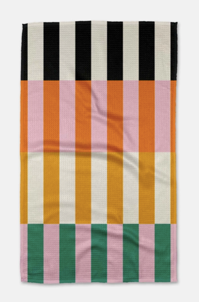 Stacked Stripes Tea Towel