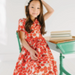 Elizabeth Dress in Apple Preorder - Baby Sweet Pea's Boutique