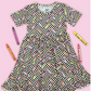 GET YOUR CRAYON ON DREAM RUFFLE DRESS - Baby Sweet Pea's Boutique