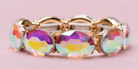 Boutique Chic Aurora Borealis Gem Bracelet - Great Pretenders