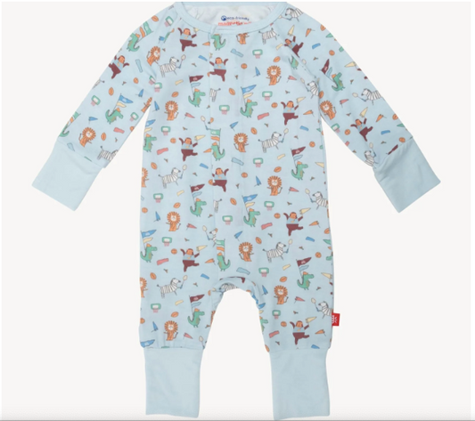 i like big punts and i cannot lie modal magnetic coverall - Baby Sweet Pea's Boutique