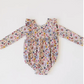 Leah Romper in Plum Fields | Fall Baby Clothing - Baby Sweet Pea's Boutique