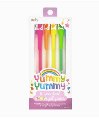 Yummy Yummy Scented Gel Pens - Neon (Set of 6) - ool