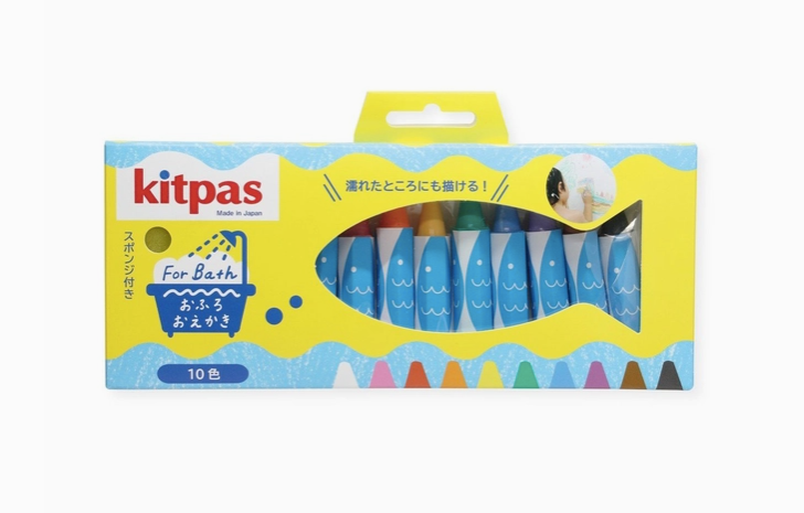 【Rice Wax】Kitpas For Bath 10 Colors with Sponge - Kitpas