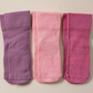 Cami - Non-Slip Baby Socks Light Pink, Dusty Pink, Lavender