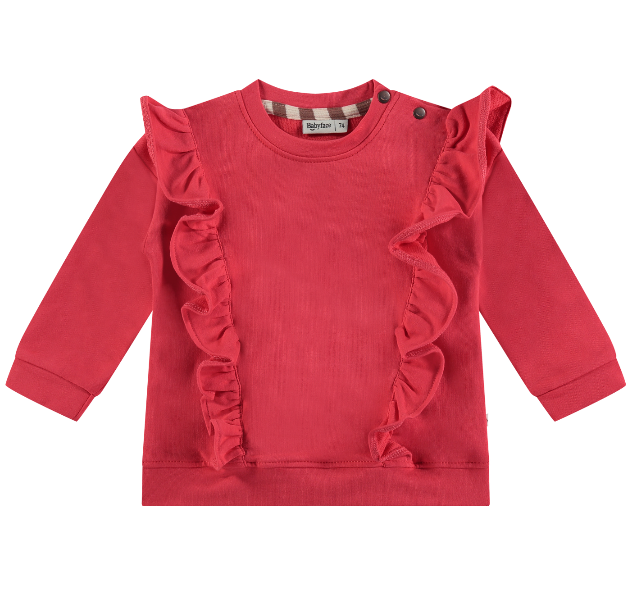 Lydia Ruffle Front Sweatshirt - Babyface