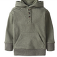 Henley Hoodie - Pine