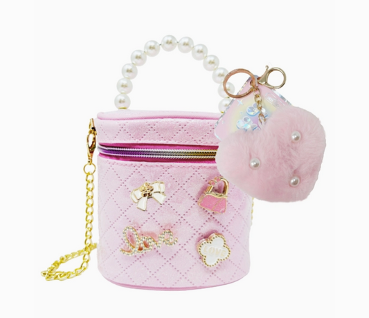 Tiny Mini Fashion Bag w/ Keychain, Ballerina Beauties