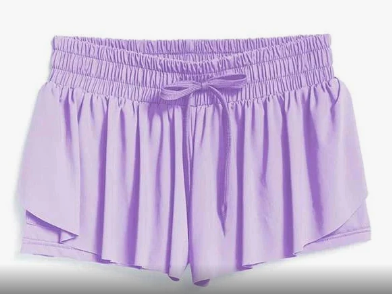 Suzette Kids Fly Away Shorts - Lavender