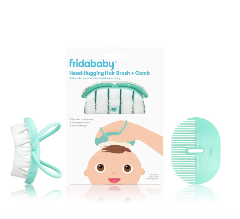 Baby Head-Hugging Hairbrush + Styling Comb Set