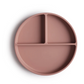 Silicone Suction Plate- Cloudy Mauve