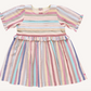 Girls Raquel Dress- Multi Vintage Stripe