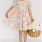 Puff Twirl Dress in Soft Floral