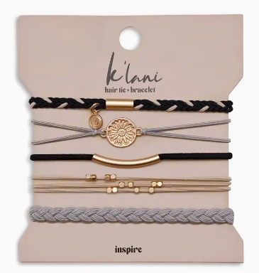Hair tie bracelets- Inspire - Klani