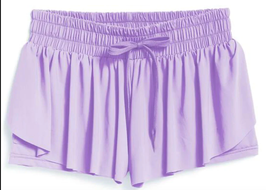 Suzette Kids Fly Away Shorts- Lavender