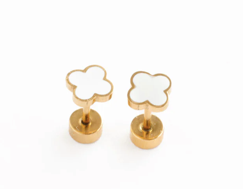 Quatrefoil Studs