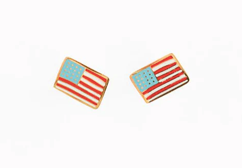 American Flag Studs