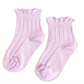 Lilac Frill Midi Socks