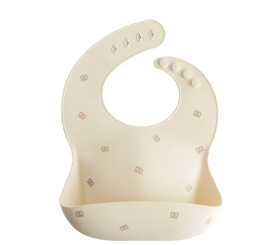 Silicone Baby Bib- Pretzel