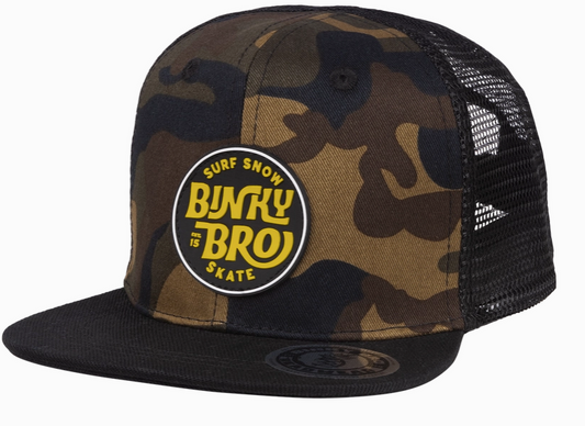 Flat Top Hat- Surf Snow Skate - Binkybro