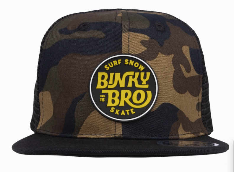 Flat Top Hat- Surf Snow Skate - Binkybro