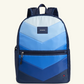 Kane Double Pocket Large Backpack- Nylon Puffer | Blue Chevron - State Bags
